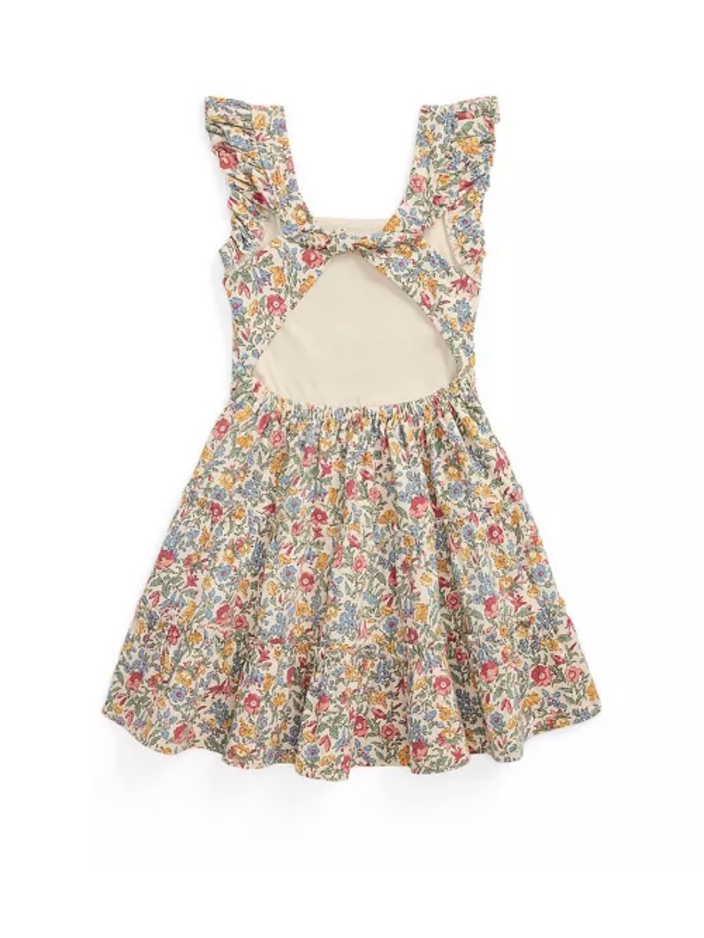 NWT Polo Ralph Lauren Toddler and Little Girls Floral Ruffled Dress Size 6X - Picture 2 of 4
